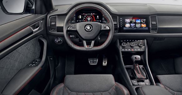 Skoda Kodiaq RS Suv 2020 interior Front Cabin