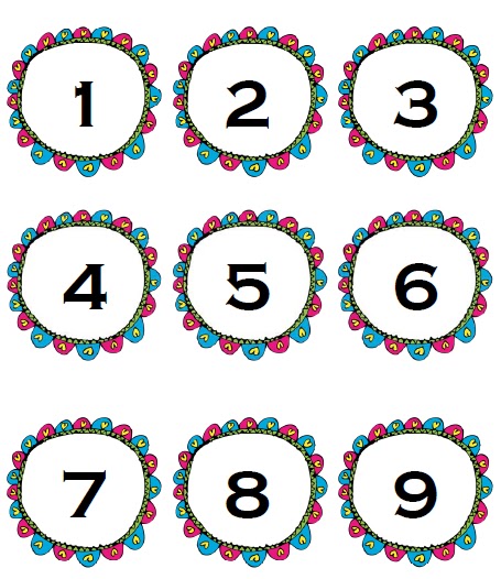 Printable Numbers In Circles