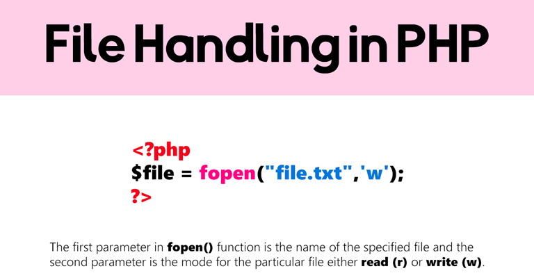 File Handling in PHP - Sharecodepoint