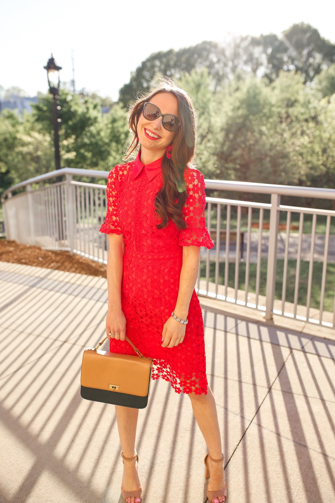 Red Crochet Dress | Caralina Style
