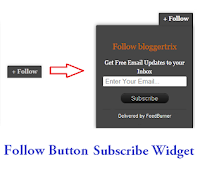 Add Rss Feed Follow Button Subscribe Widget