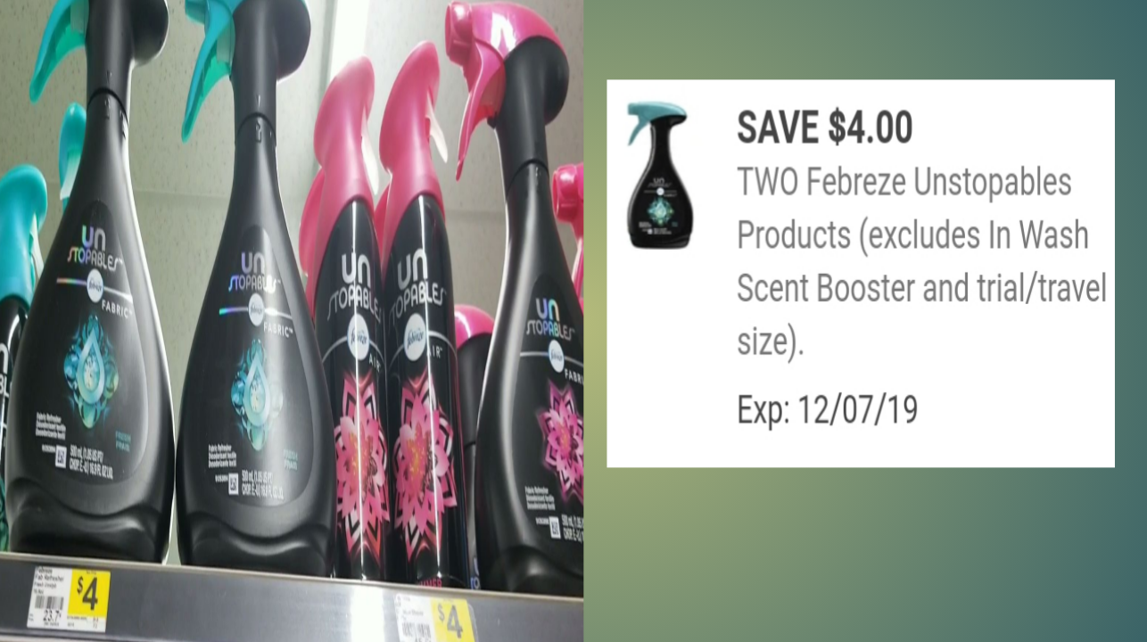 DOLLAR GENERAL FEBREZE UNSTOPPABLE GLITCH