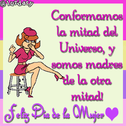 Resultado de imagen de gifs animados de feliz día de la mujer