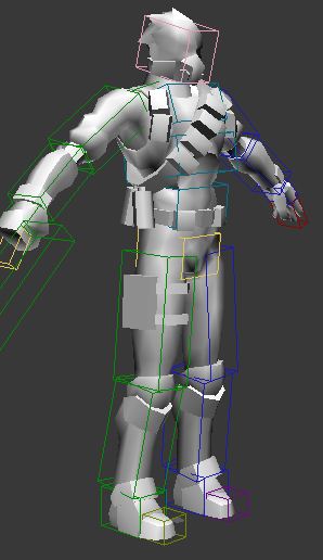 RigsArena - Free Rigs for 3ds Max: MercMaleB_Rigged 3ds Max
