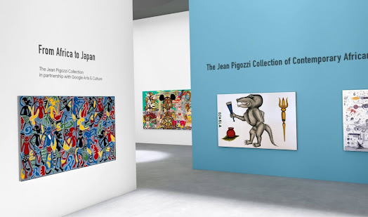 This is a photo of the augmented reality collection called The Pigozzi Collection