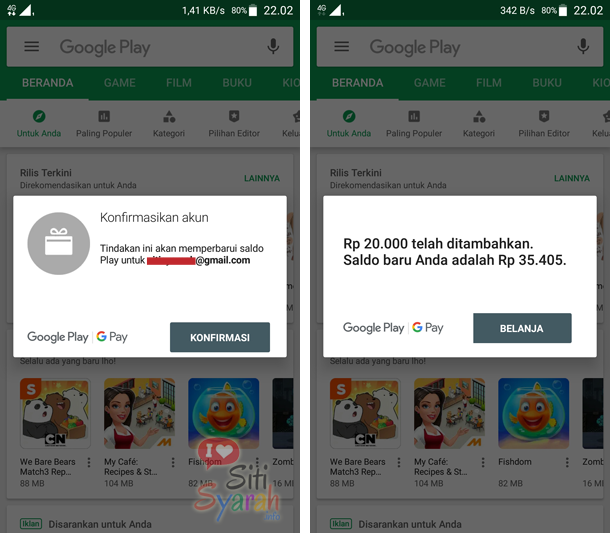 bagaimana membeli saldo playstore menggunakan tcash