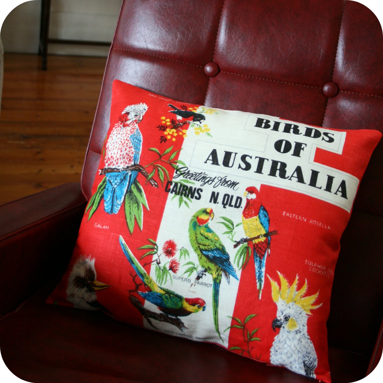 The Craft Revival tea towel cushion tutorial