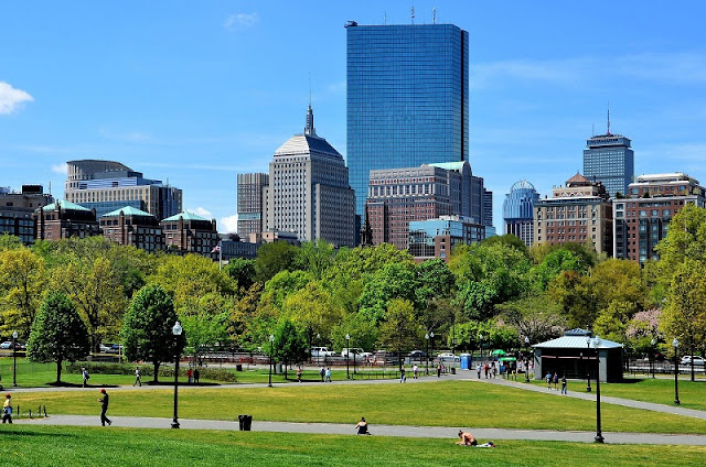Boston Common e Boston Public Garden em Boston Boston Common e Boston Public Garden em Boston