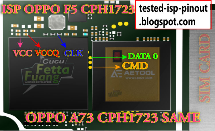 Oppo F Cph Isp Emmc Pinout For Emmc Programming Flashing And The Best