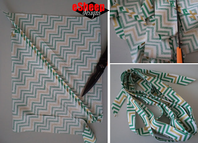 How to Make Continuous Bias Tape by eSheep Designs