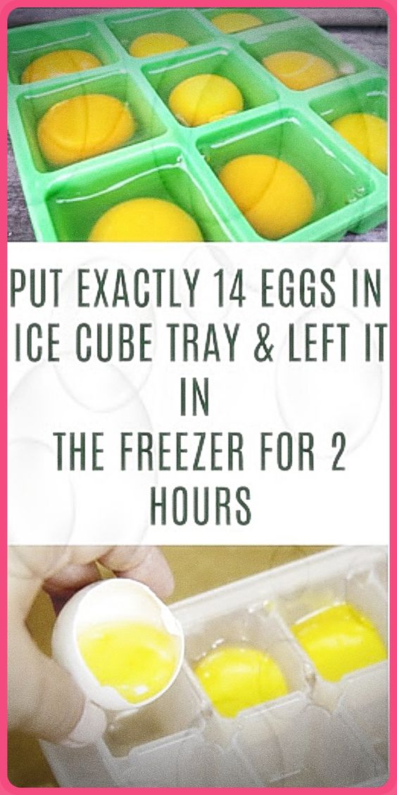 She Put Exactly 14 Eggs In Ice Cube Tray & Left It In The Freezer For 2