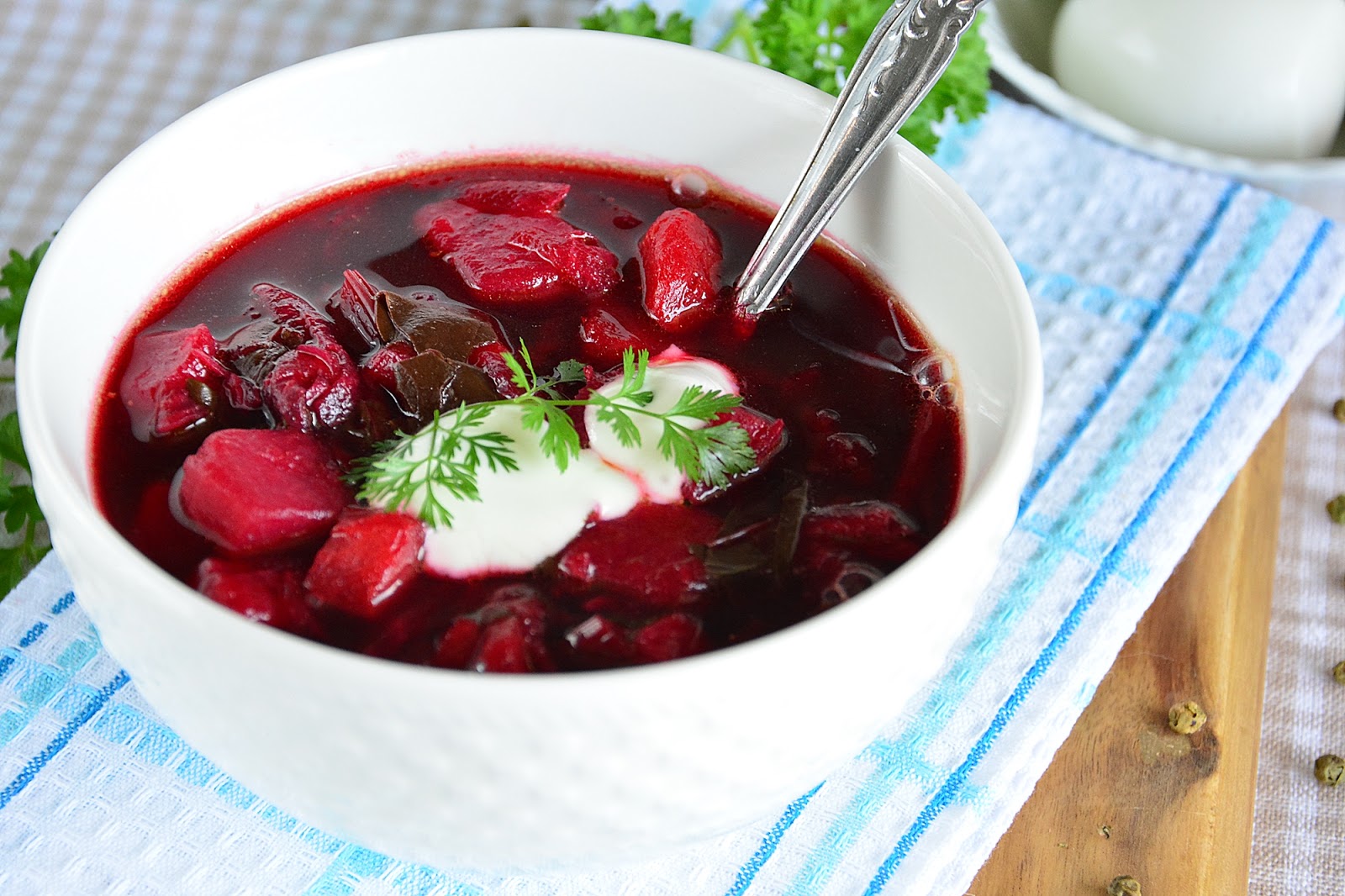 BOTWINKA - przepis na barszcz czerwony z botwinką | MOJA KSIĄŻKA KUCHARSKA