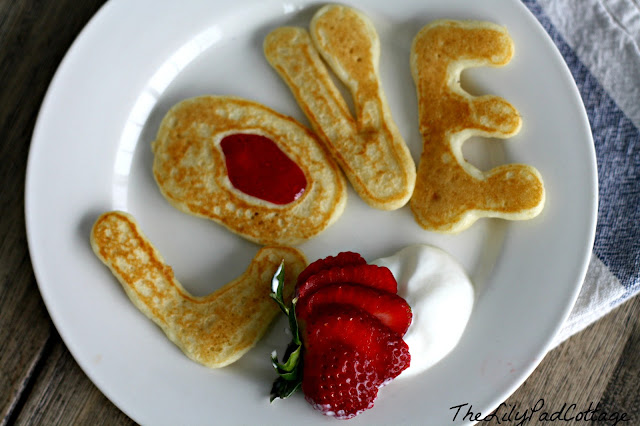 valentines day pancakes