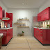 Modular Kitchen Furniture With Modular Sliding Cabinets For Small Kitchens