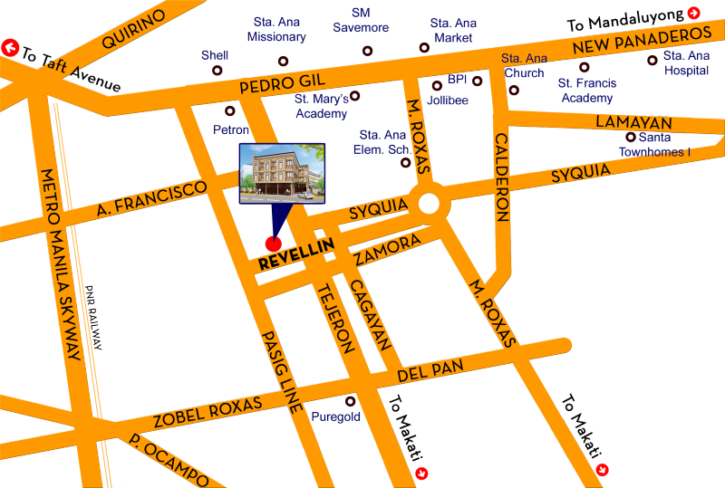 MANILA PROPERTIES Revellin Townhomes II Santa Ana Manila, House for