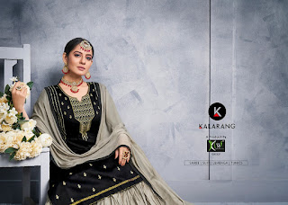 Kalarang Blossom vol 8 Ethnic Dress material