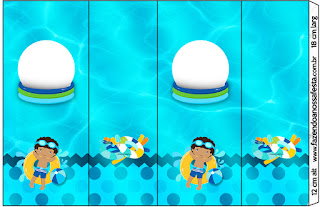 Fiesta en la Piscina, Niño Moreno: Etiquetas para Candy Bar para Imprimir Gratis. Etiquetas de Fiesta en la Piscina, Niño Moreno para imprimir gratis.