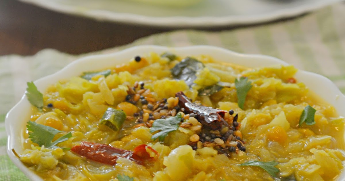 CABBAGE KOOTU EASY CABBAGE KOOTU RECIPE / SOUTH INDIAN STYLE KOOTU