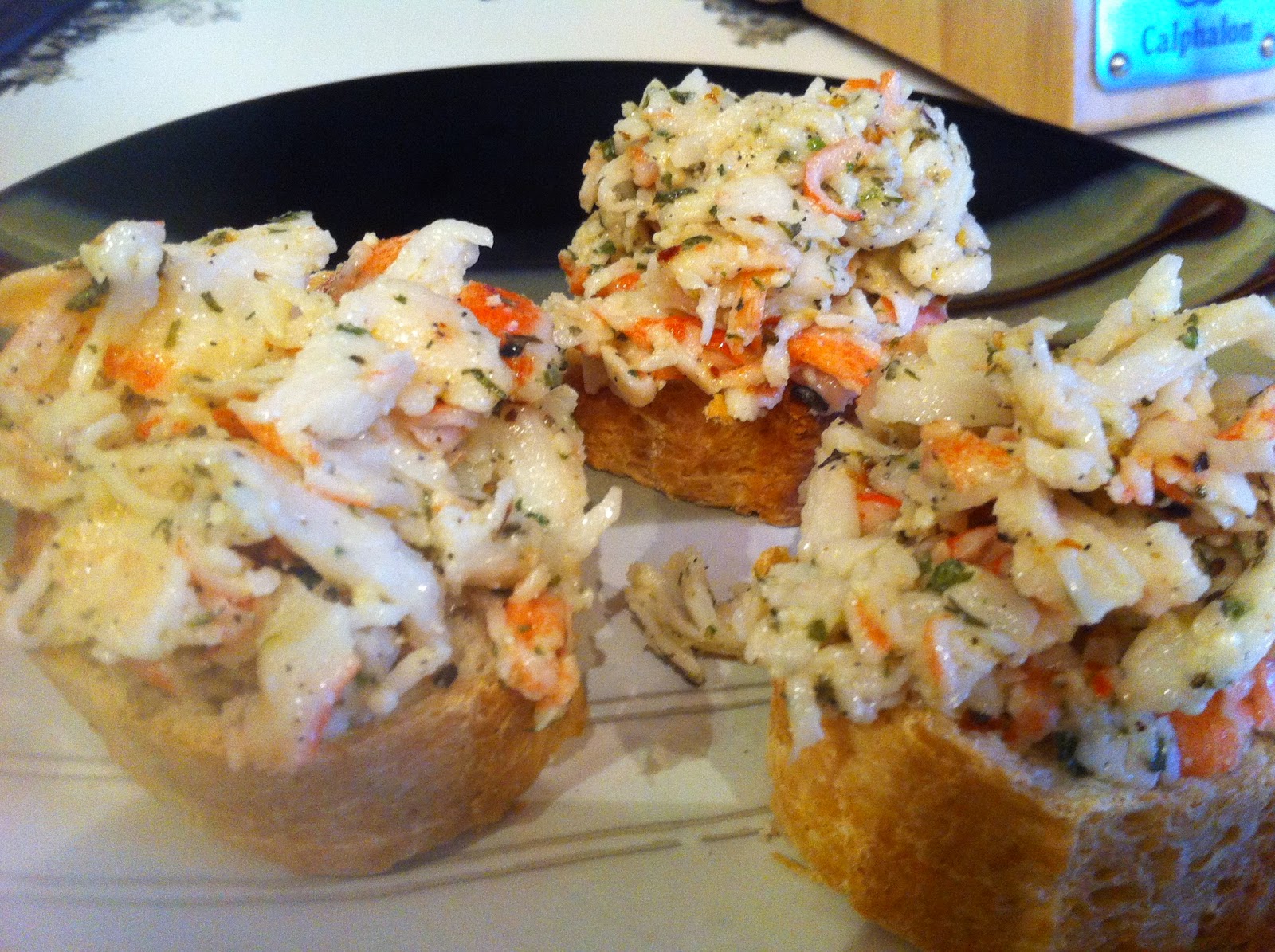 JessieBeeHealthy Crab Toast