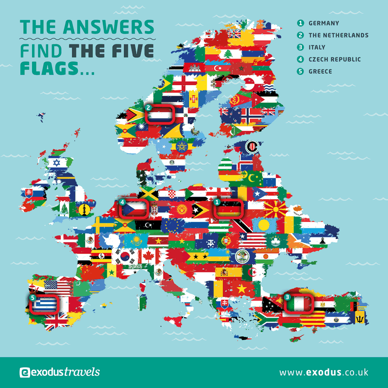 Brainteaser - European Flags
