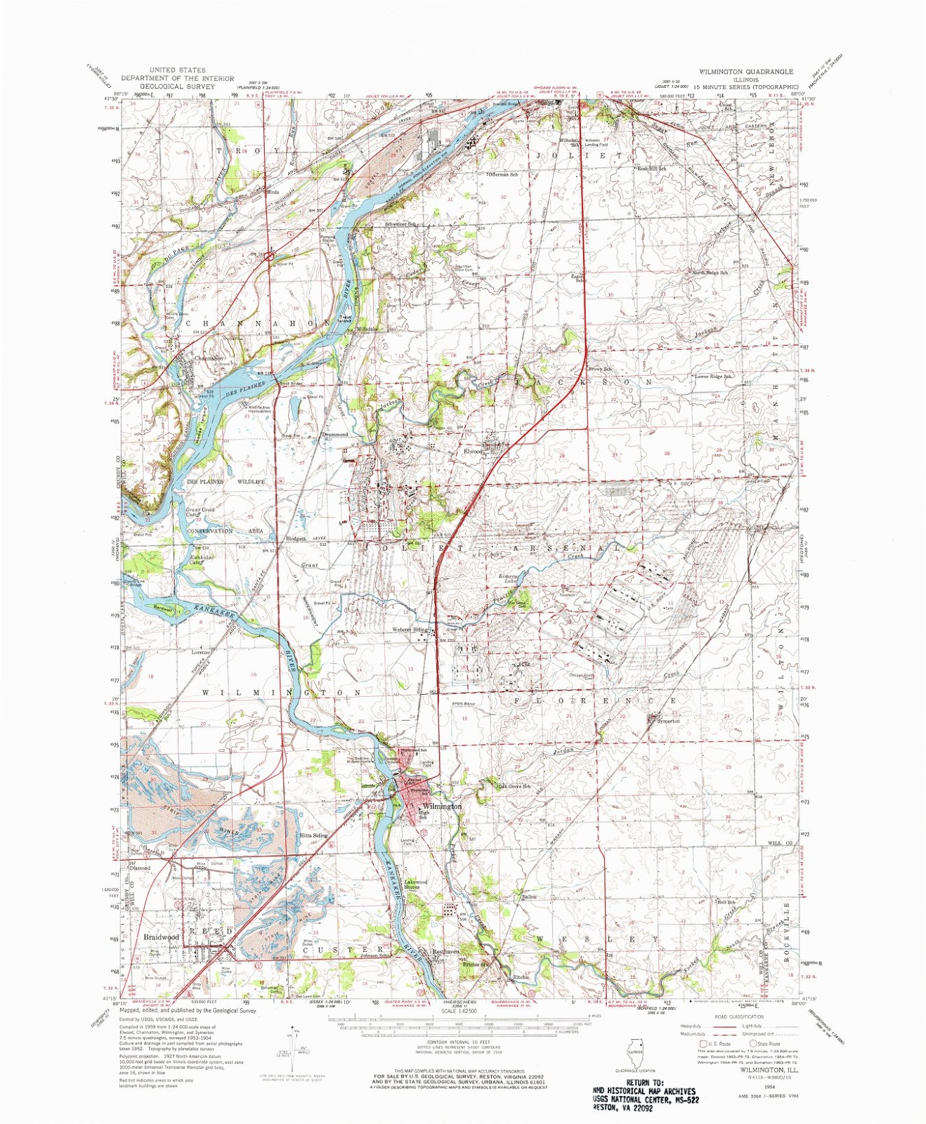 Towns and Nature Joliet, IL Joliet Arsenal (Elwood and Kankakee
