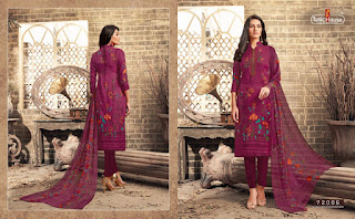 Tunic House Kreeti Pashmina Salwar Kameez Collection At Diwan Fashion Surat-www.Diwanfashion.com