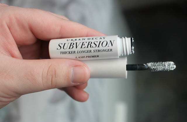 Photograph of the Subversion Lash Primer from the Urban Decay Goodie Bag
