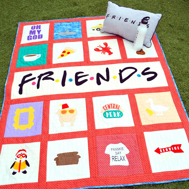 FRIENDS patchwork quilt