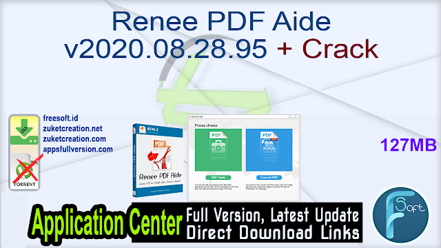 Renee PDF Aide v2020.08.28.95 + Crack