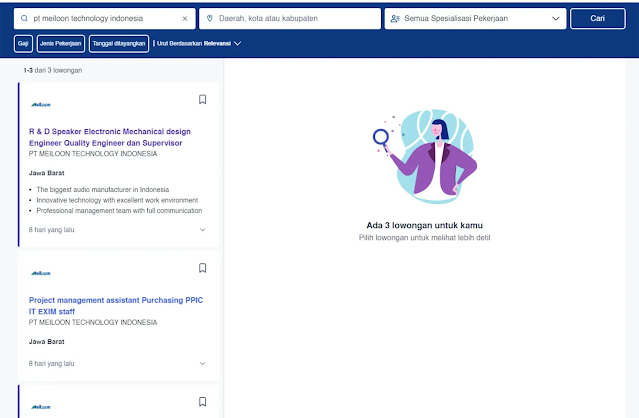 Cara Melamar PT Meiloon Technology Indonesia Secara Online