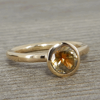 alternative engagement ring sapphire