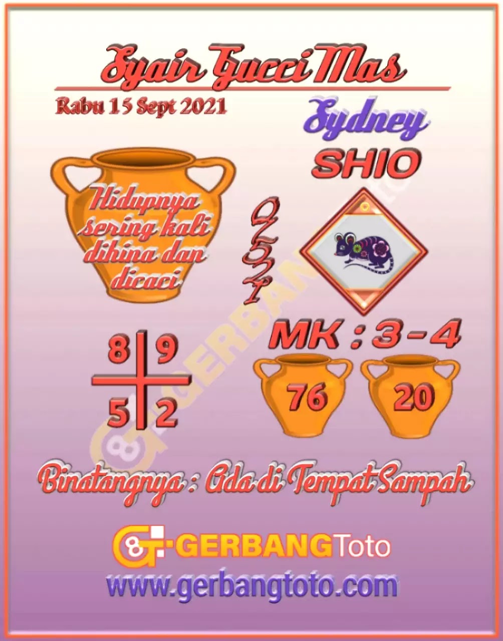 Prediksi Syair Sdy 15 September 2021 Pangkalantoto
