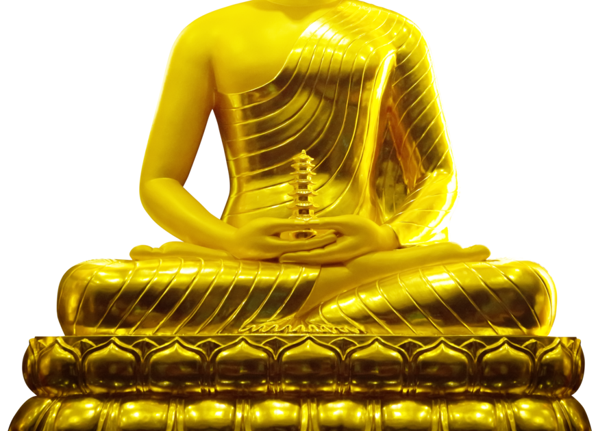 Golden Buddha Seated Buddha from Gandhara Buddhism Buddharupa, buddhism
