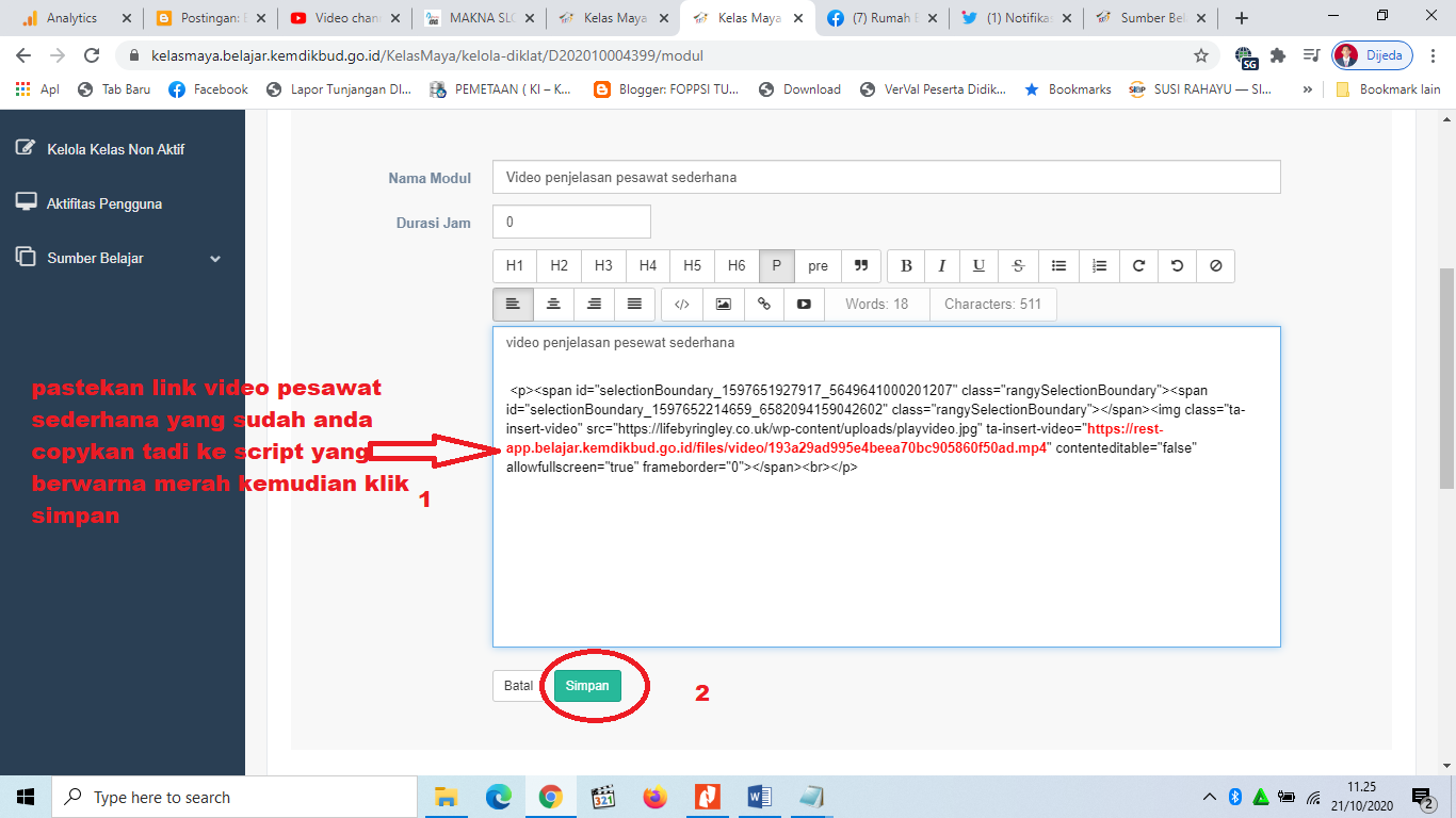 Rinto Kusmiran: CARA MENGINTEGRASIKAN FITUR KELAS MAYA DENGAN FITUR ...