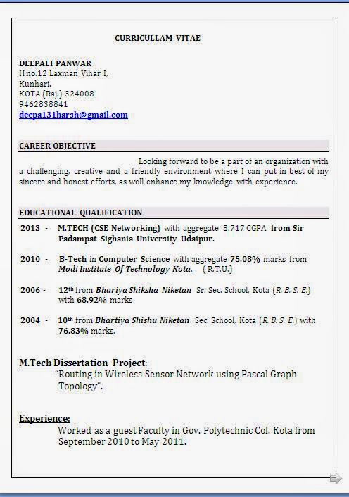 Free Resume Templates Windows Xp | Sample Resume