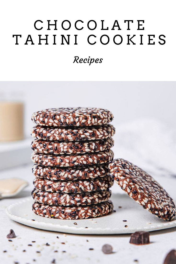 Chocolate tahini cookies Easy Dishes Recipes