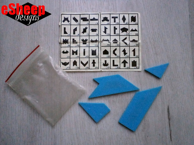 4 pce tangram puzzle