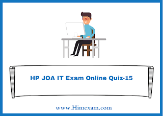 HP JOA IT Exam Online Quiz-15 HP JOA IT Exam Online Quiz-15