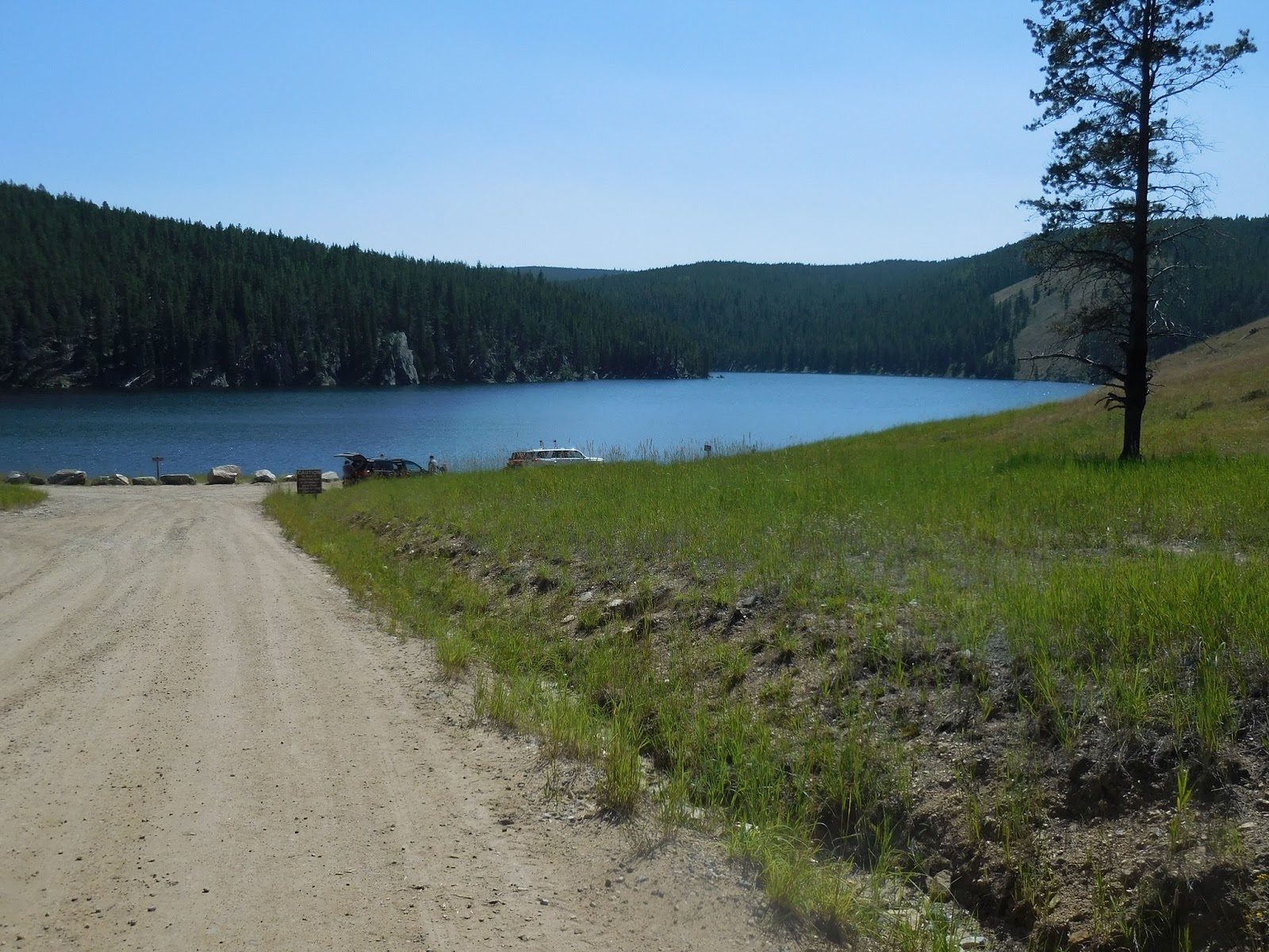 Living Our Dream Tie Hack Dam and Reservoir