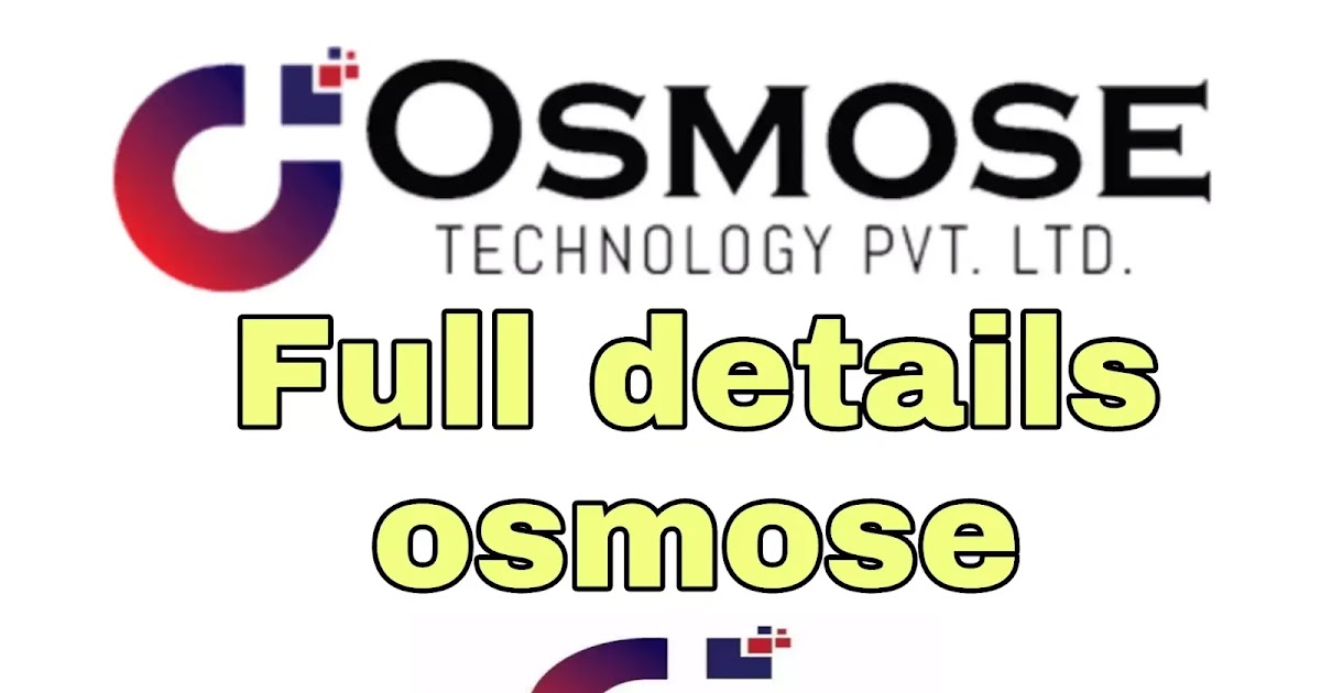 Osmose Technology Full Details Osmose Technology Real Or Fake 2021