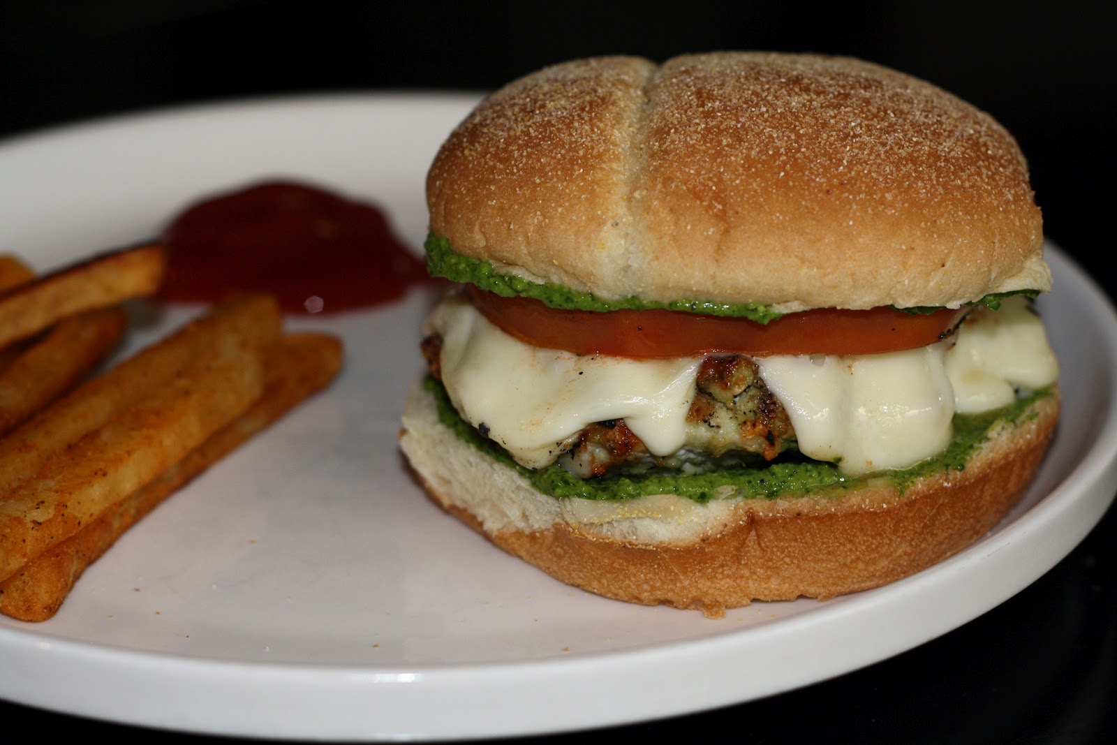 what's for dinner? pesto chicken burgers... 25 minutes