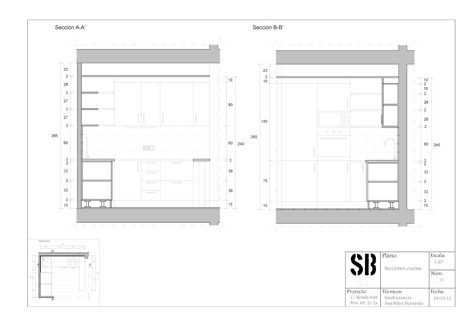 SanBel S.L.: Planos definitivos