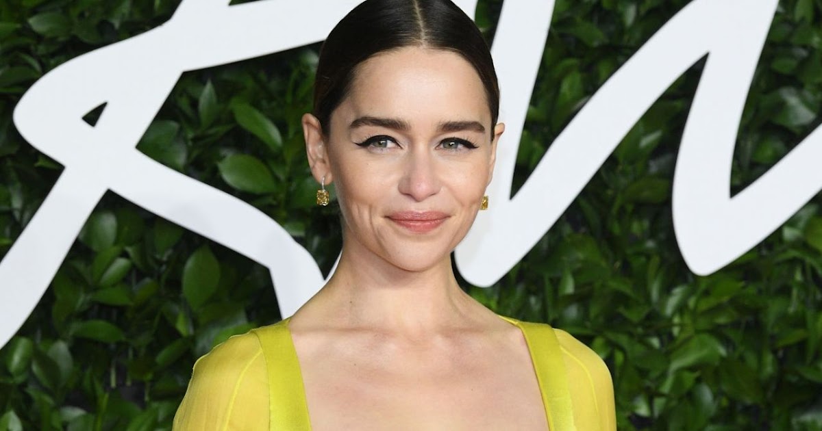 Emilia Clarke dazzles in yellow at the 2019 British Fashion Awards in