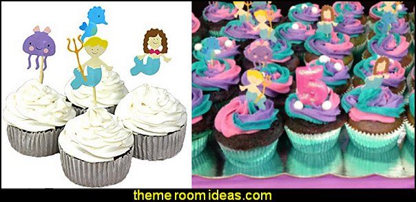 Under The Sea Theme Mermaid Couple Cake Cupcake Decorative Cupcake Topper for Kids Birthday Party Themed Party Baby Shower mermaid party decorations - mermaid party ideas - mermaid themed birthday party - ocean theme party decorations - under the sea party - little mermaid birthday party ideas - beach party - water theme parties - mermaid table decor - party props under the sea birthday party - under the sea theme party table Under The Sea Theme Mermaid Couple Cake Cupcake Decorative Cupcake Topper for Kids Birthday Party Themed Party Baby Shower