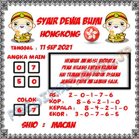 Prediksi Togel Hongkong Sabtu 11 September 2021 Prediksi Hk Malam Ini