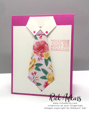 Many Mates Stamp Set, Flowers For Every Season Designer Series Paper, Magenta Madness Classic Ink, Magenta Madness & Whisper White Cardstock, Rick Adkins, Stampin' Up!