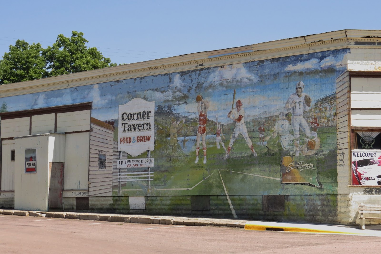 Nomadic Newfies Irene's Corner Tavern, Middle of Nowhere, South Dakota