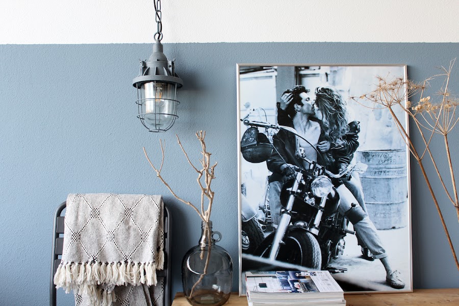 Lámpara colgante tipo industrial 