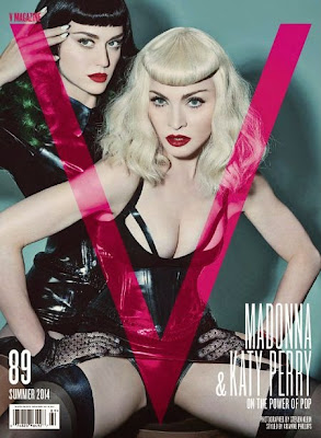 Madonna and Katy Perry on the cover V Magazine Summer issue