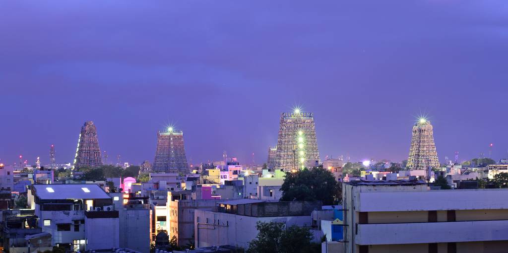 Meenakshi+Amman+Temple+Tamil+Nadu+India+